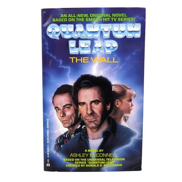 Quantum Leap The Wall Paperback Book Ashley McConnell 1980's Sci-Fi TV Show Ace - Picture 1 of 3